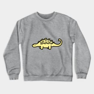 Yellow Dino Crewneck Sweatshirt